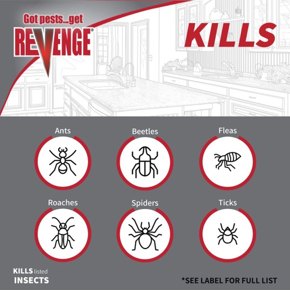 Revenge, House Guard Foaming Aerosol, 15 oz