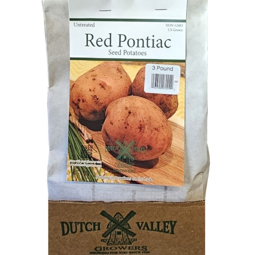Dutch Valley, Red Pontiac Seed Potatoes, 3 lb 