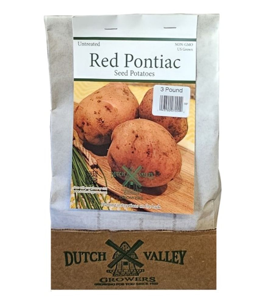 Dutch Valley, Red Pontiac Seed Potatoes, 3 lb