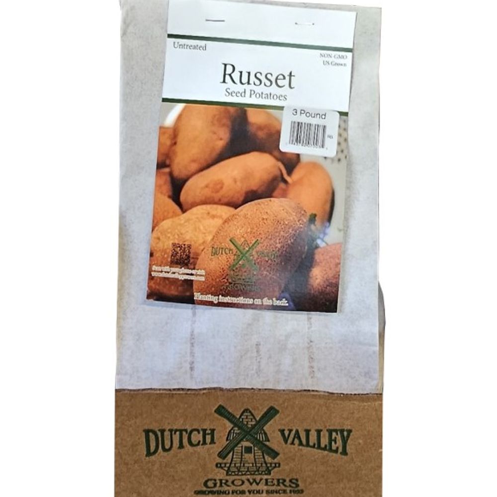 Dutch Valley, Russet Burbank Seed Potatoes, 3 lb 