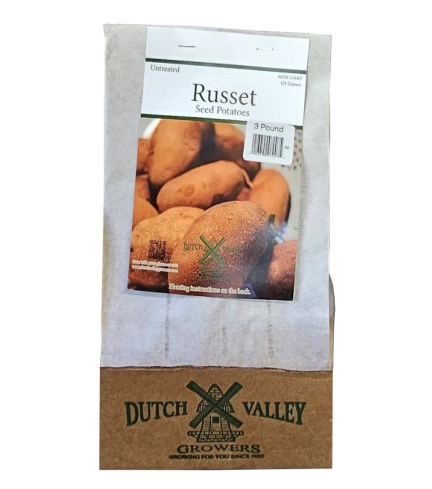 Dutch Valley, Russet Burbank Seed Potatoes, 3 lb
