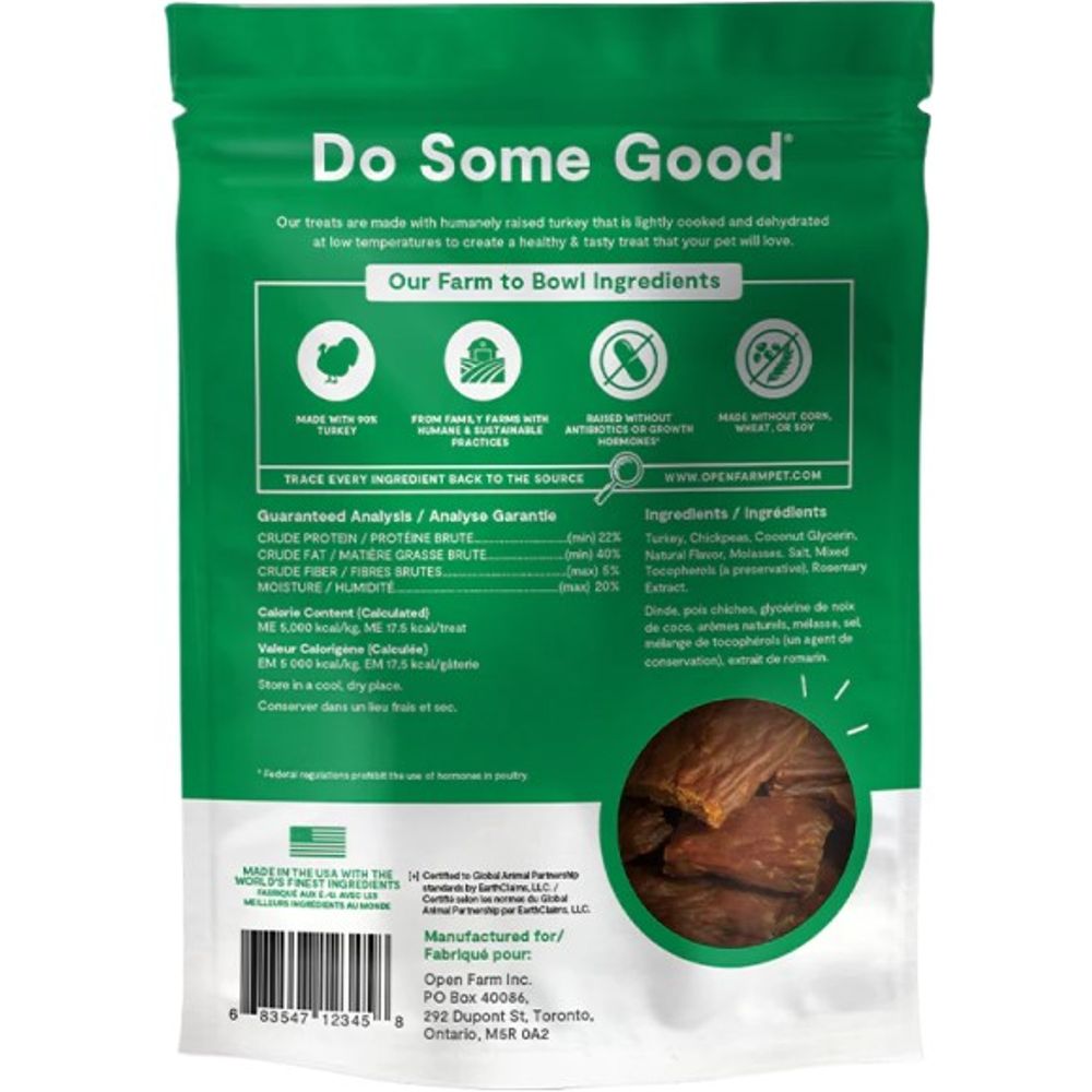 Open Farm, Dehydrated Turkey Dog Treats, 4.5 oz