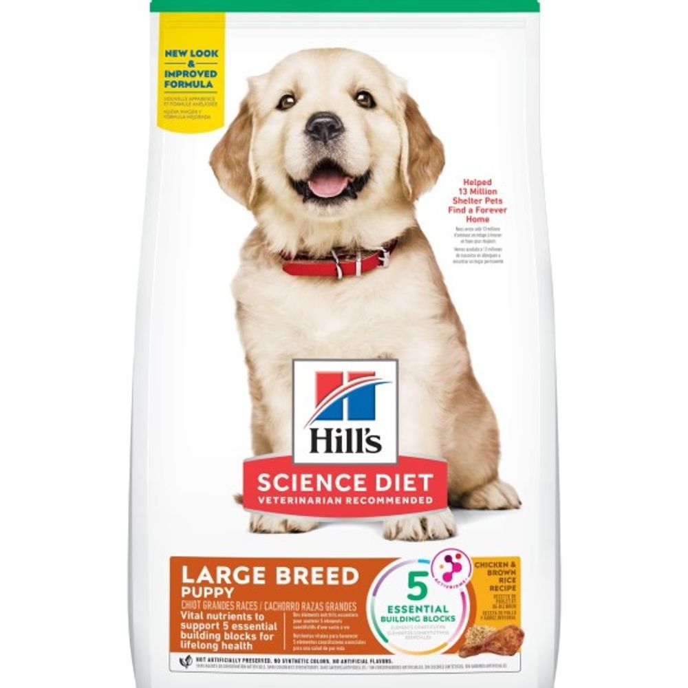Science Diet, Large Breed Chicken & Brown Rice Recipe Puppy Food, 27.5 lb