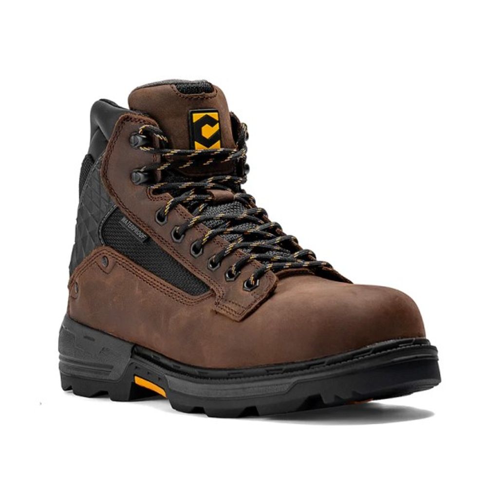 Chinook, Men's Brown 6" Pallet Jack Waterproof Work Boots