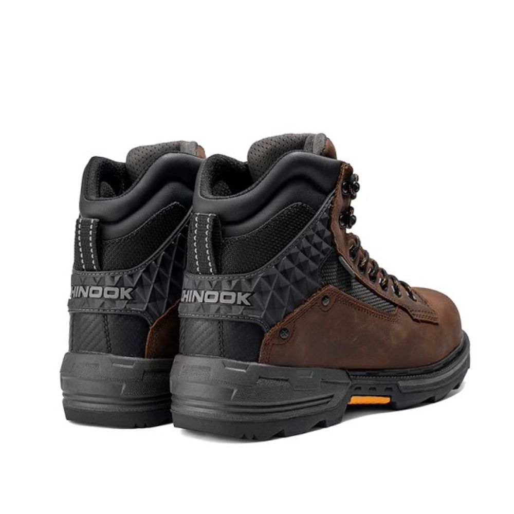 Chinook, Men's Brown 6" Pallet Jack Waterproof Work Boots