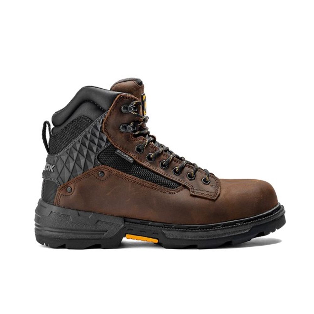 Chinook, Men's Brown 6" Pallet Jack Waterproof Work Boots