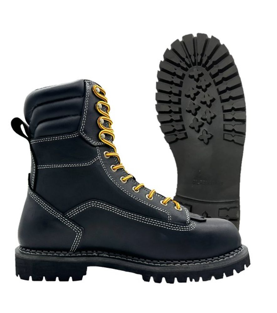 Chinook, Men's Black 8" Lace-to-Toe Waterproof Logger Boots
