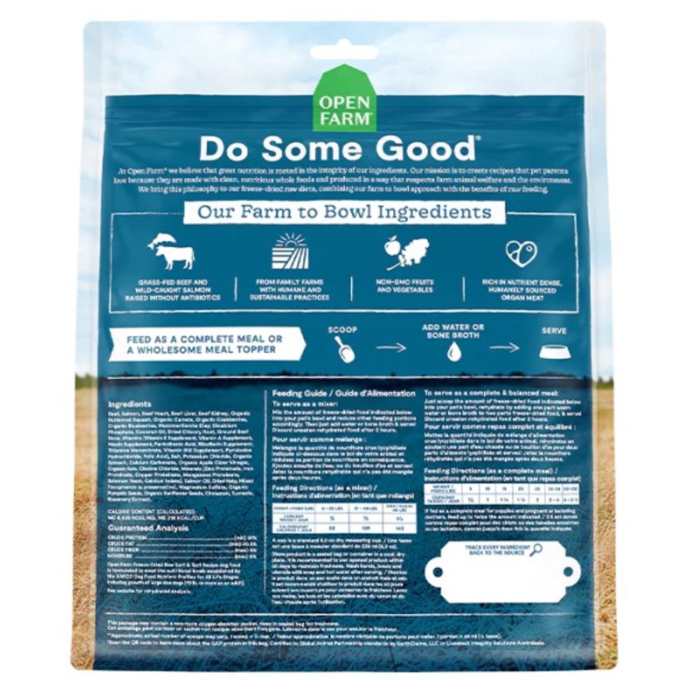 Open Farm, Freeze-Dried Raw Surf & Turf Dog Food