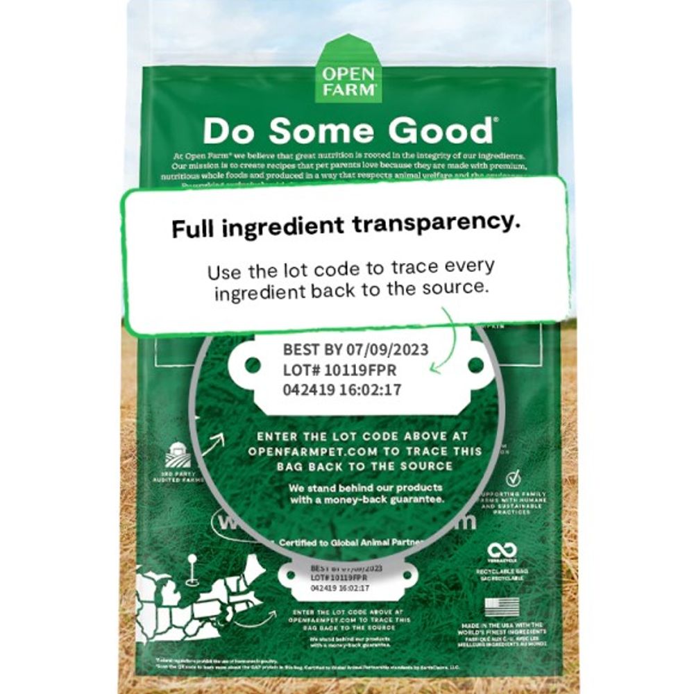 Open Farm, Homestead Turkey & Chicken Grain-Free Dry Dog Food
