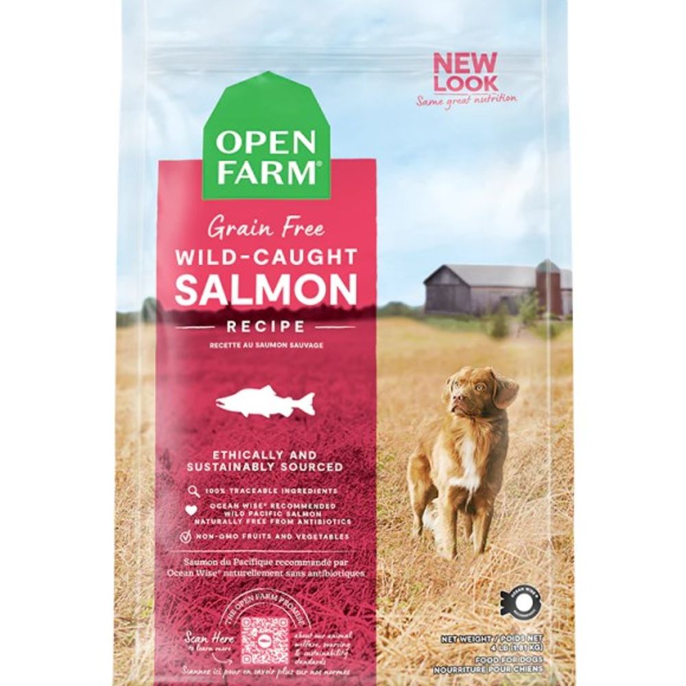 Open Farm, Wild-Caught Salmon Grain-Free Dry Dog Food
