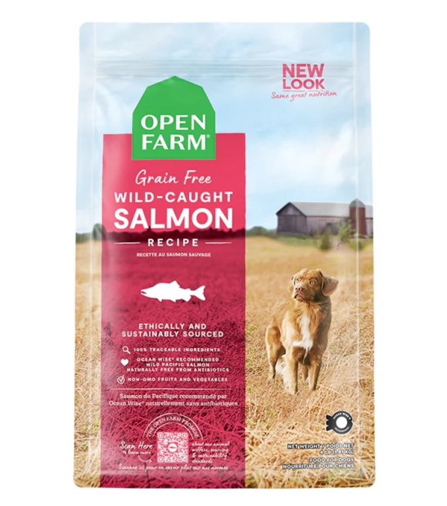 Open Farm, Wild-Caught Salmon Grain-Free Dry Dog Food