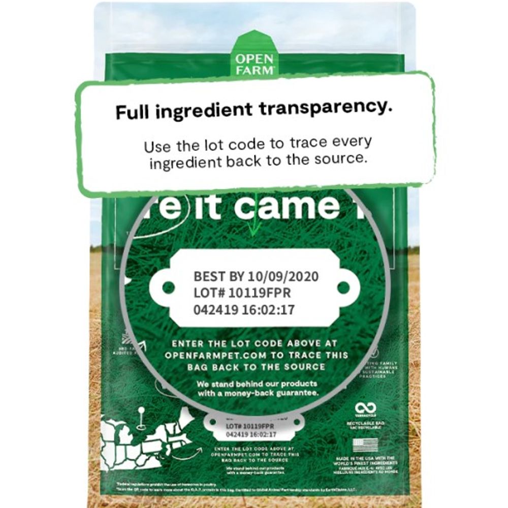 Open Farm, Homestead Turkey & Ancient Grains Dry Dog Food