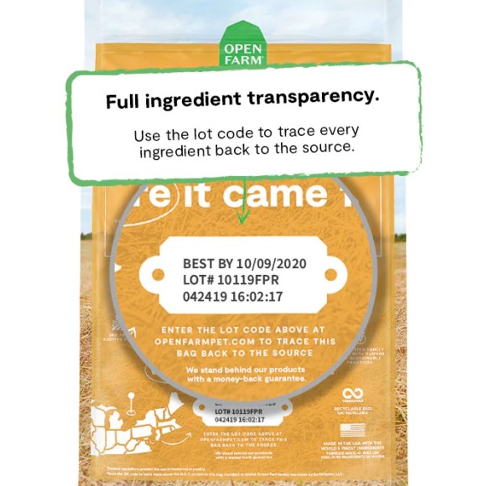 Open Farm, Harvest Chicken & Ancient Grains Dry Dog Food