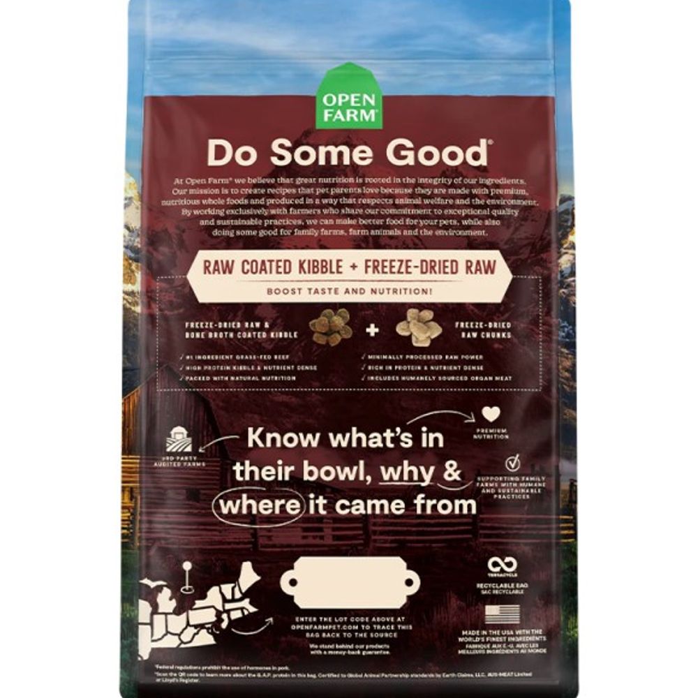 Open Farm, Front Range Grain-Free RawMix Dog Food