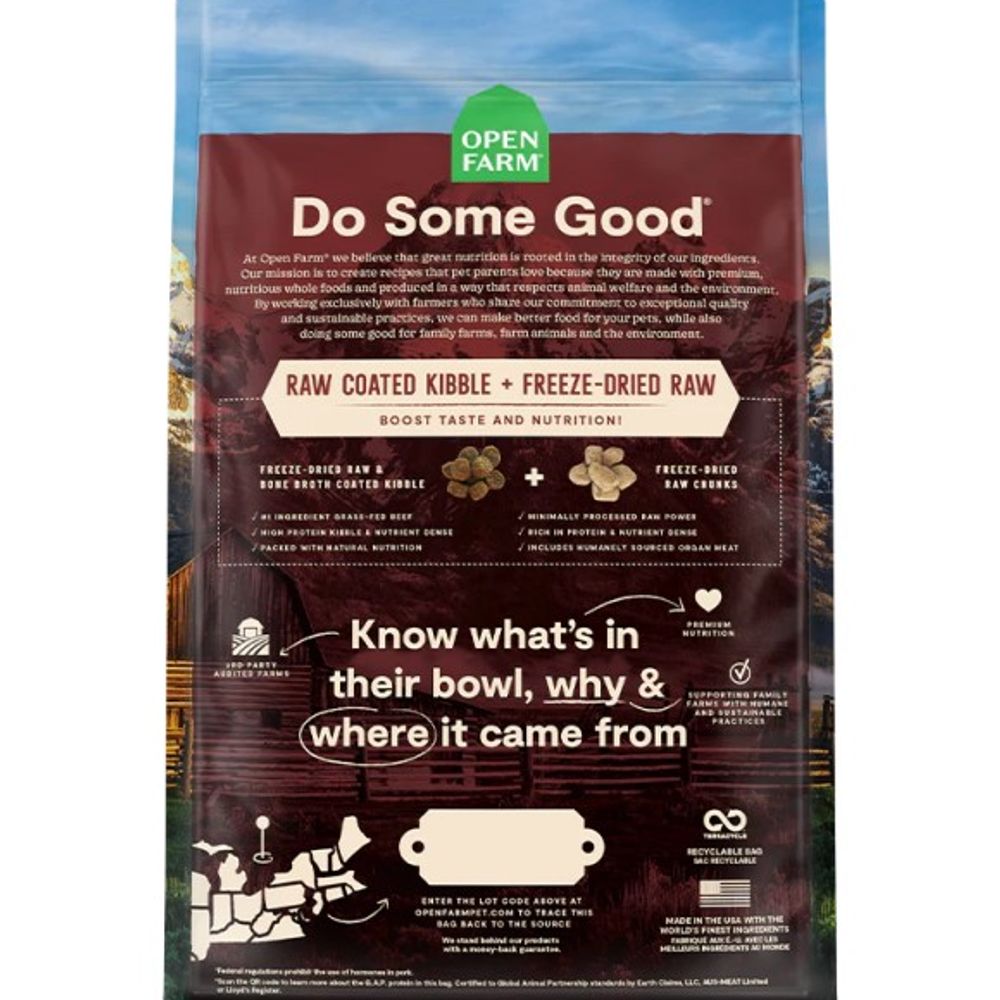 Open Farm, Front Range Ancient Grains RawMix Dog Food
