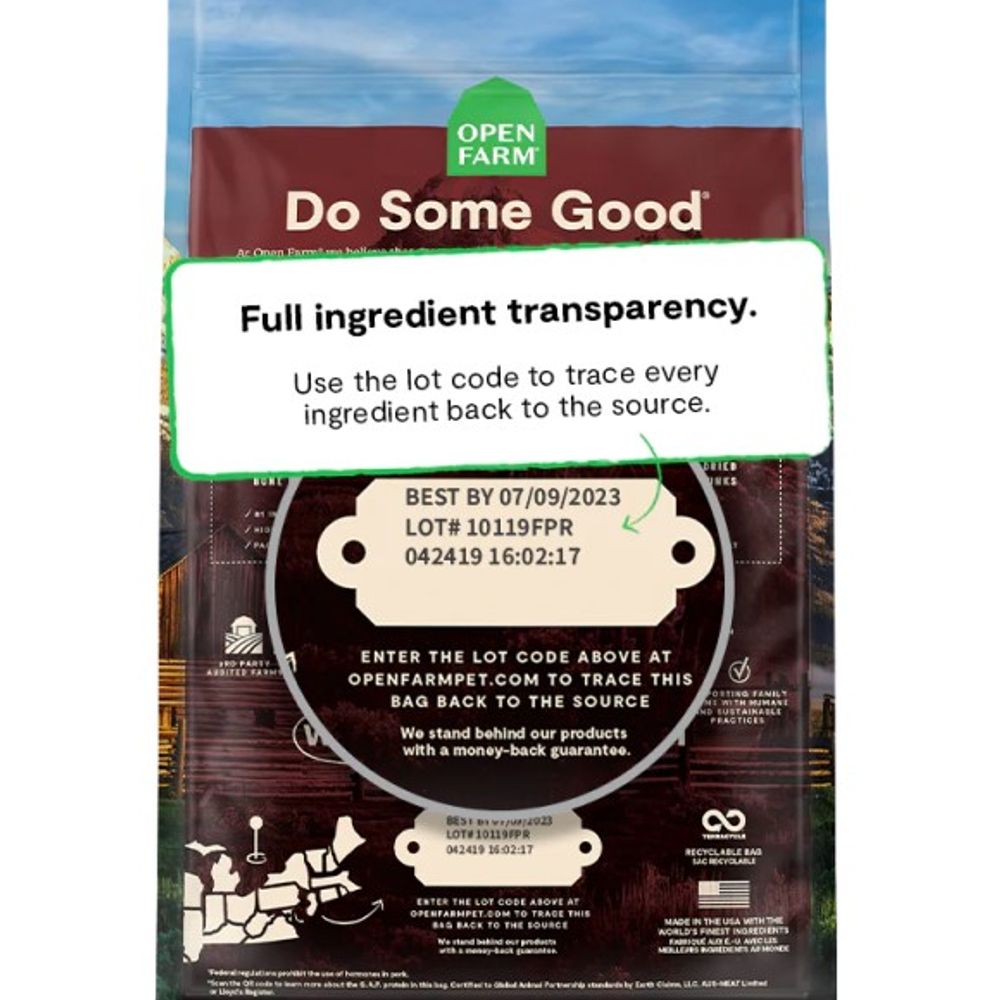 Open Farm, Front Range Ancient Grains RawMix Dog Food