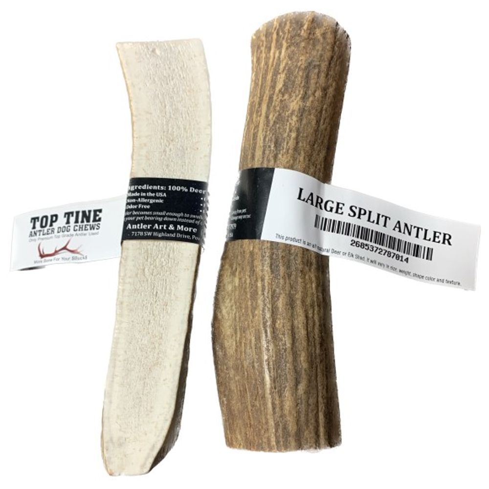 Top Tine, Large Split Antler Dog Chew