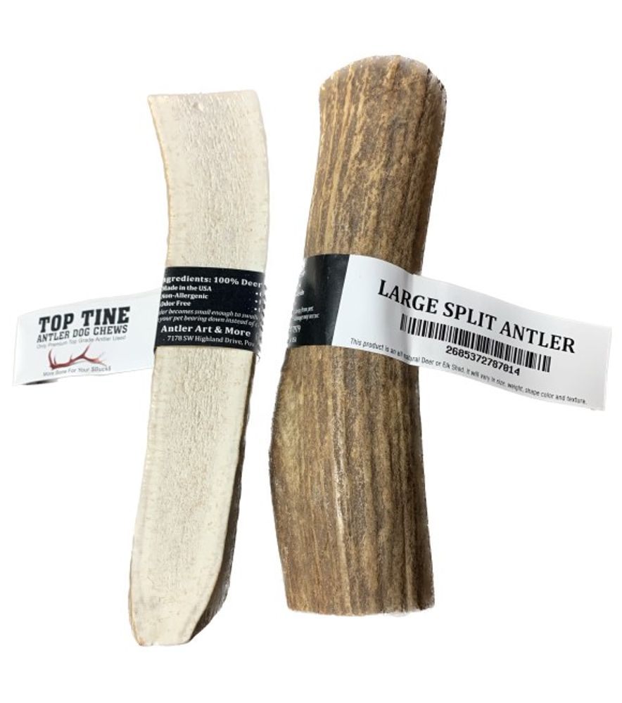 Top Tine, Large Split Antler Dog Chew