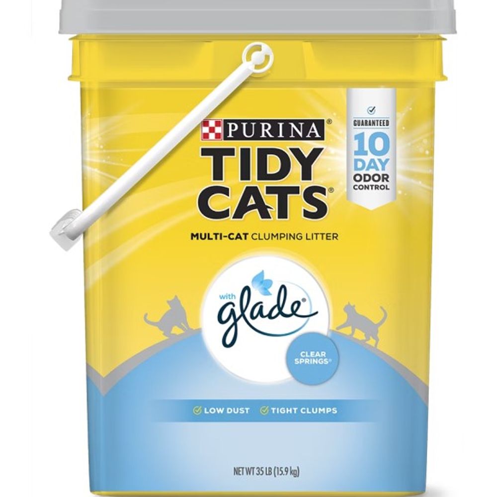 Tidy Cats, Glade Clear Springs Clumping Cat Litter, 35 lb