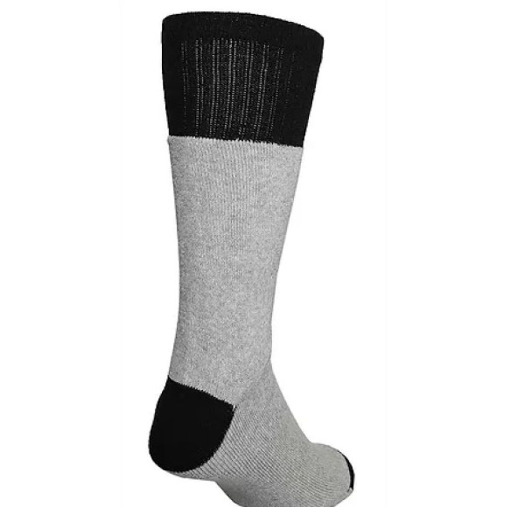 Railroad, Men's Black Mid-Weight Boot Sock, 2 pk
