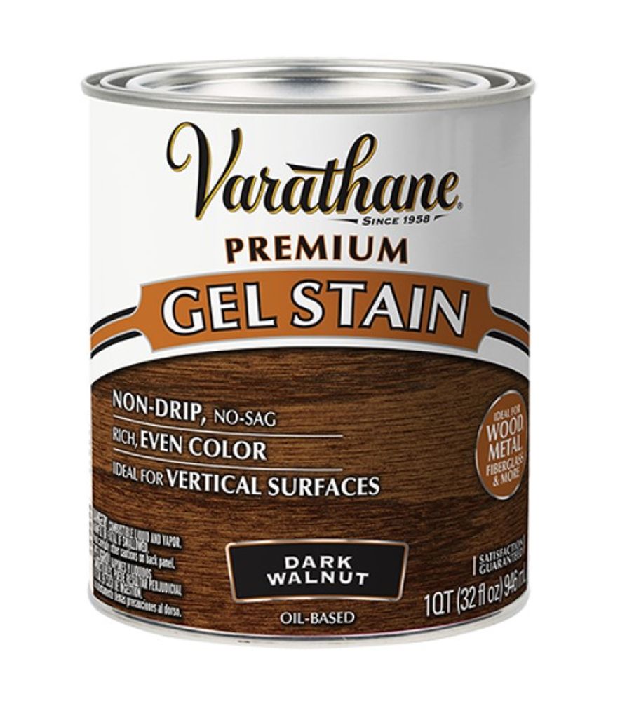 Varathane, Dark Walnut Premium Gel Stain, 1 qt