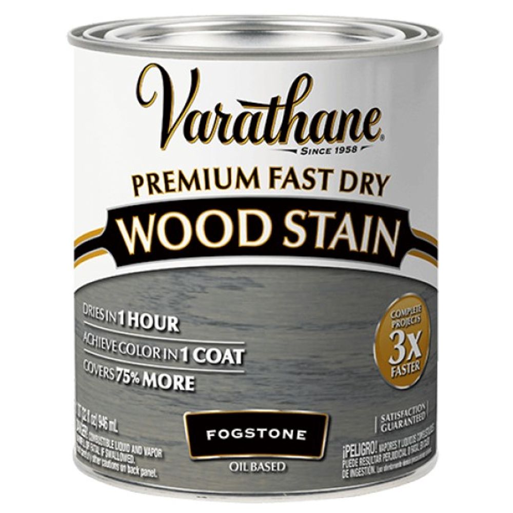 Varathane, Fogstone Premium Fast Dry Wood Stain, 1 qt