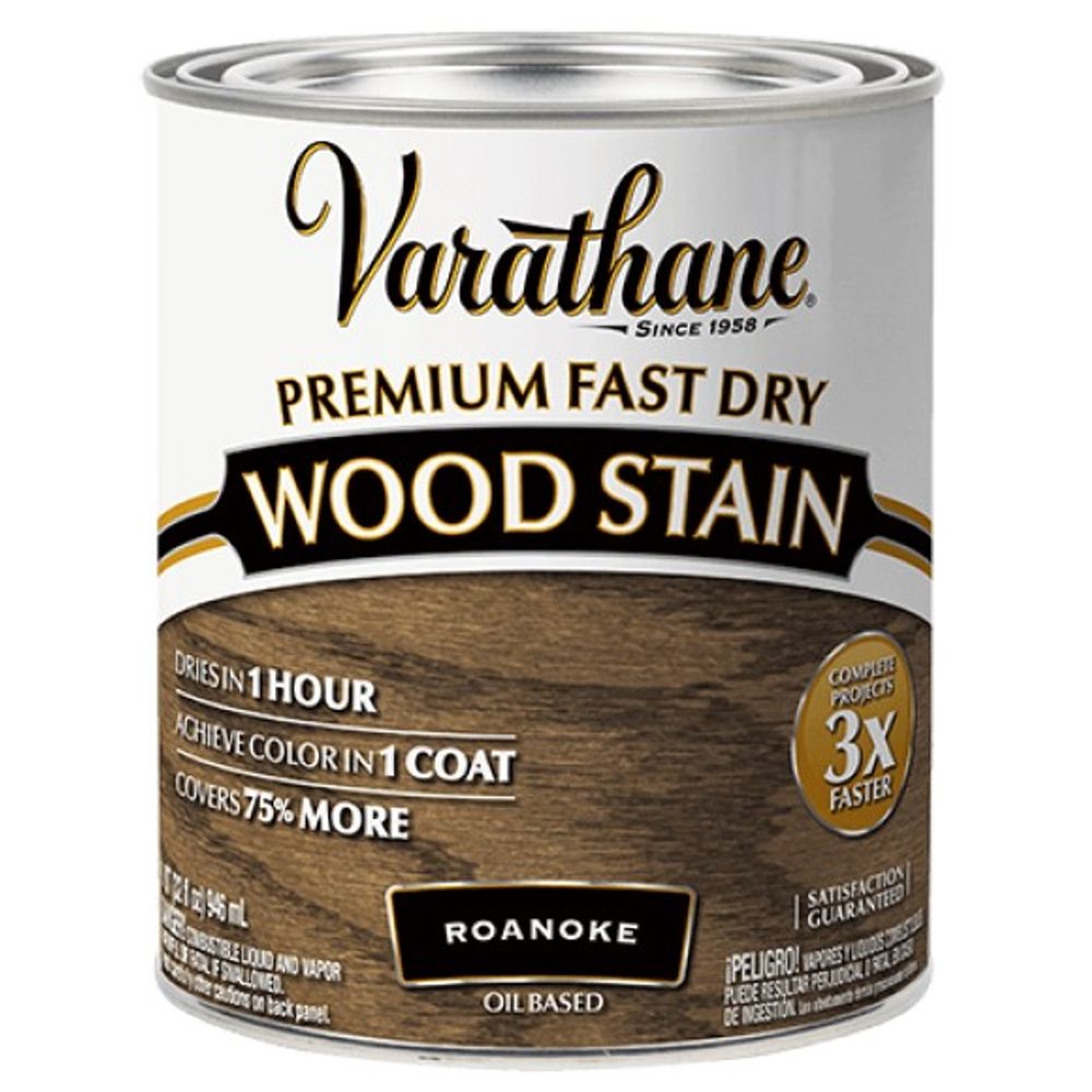 Varathane, Roanoke Premium Fast Dry Wood Stain, 1 qt
