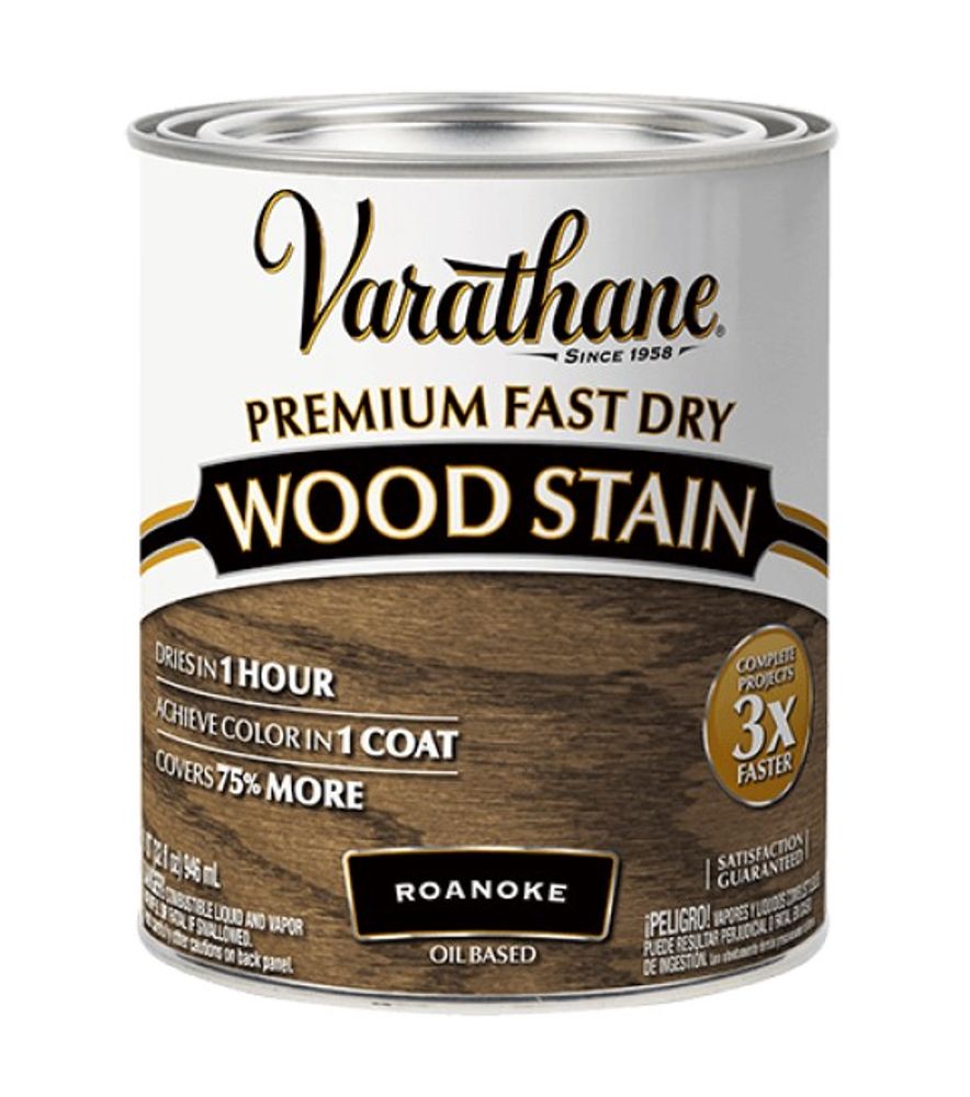 Varathane, Roanoke Premium Fast Dry Wood Stain, 1 qt