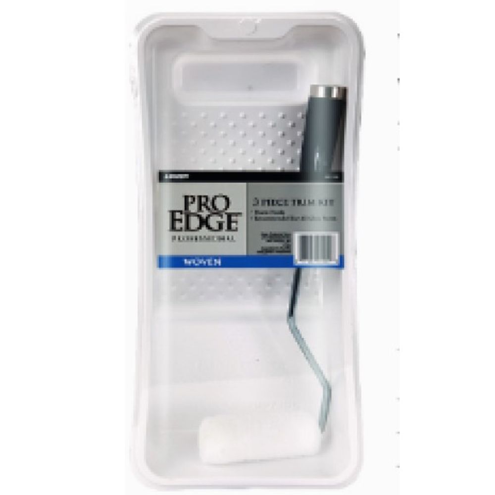 Linzer, Pro Edge White Woven Paint Roller Tray Set, 3 pc