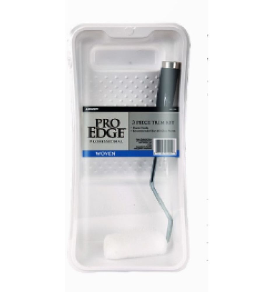 Linzer, Pro Edge White Woven Paint Roller Tray Set, 3 pc