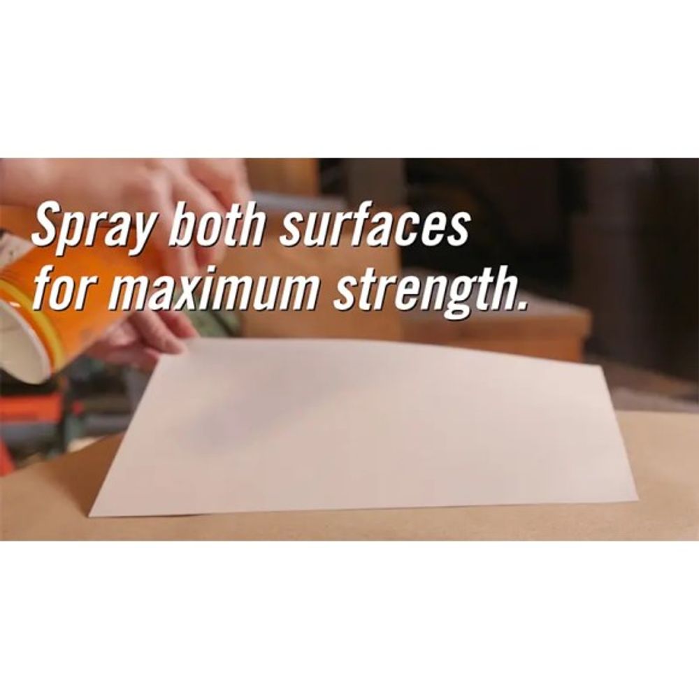 Gorilla Glue, Heavy Duty Clear Spray Adhesive, 4 oz