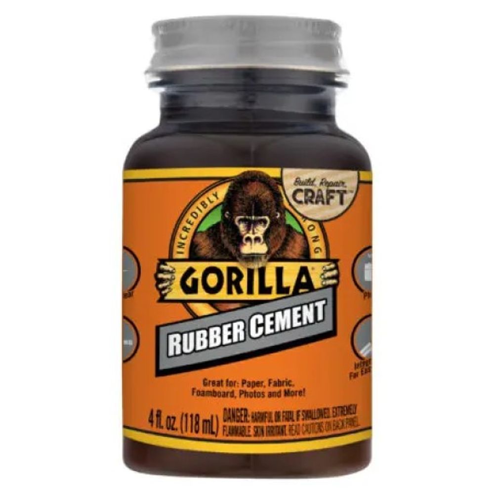 Gorilla Glue, Rubber Cement, 4 oz