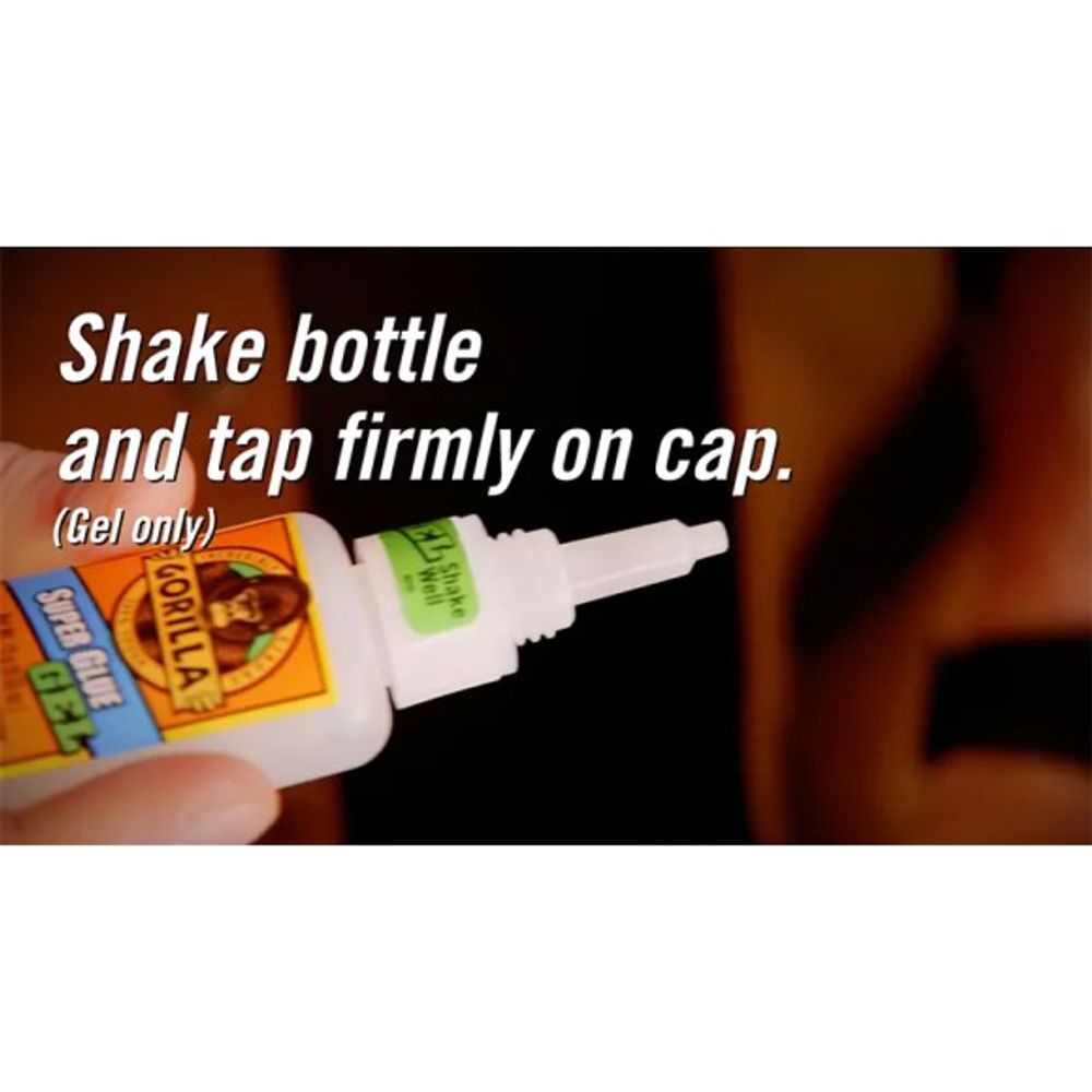 Gorilla Glue, Super Glue Gel, 2 pk