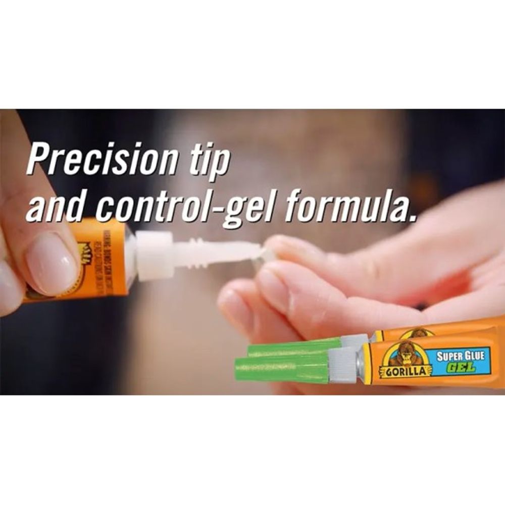 Gorilla Glue, Super Glue Gel, 2 pk