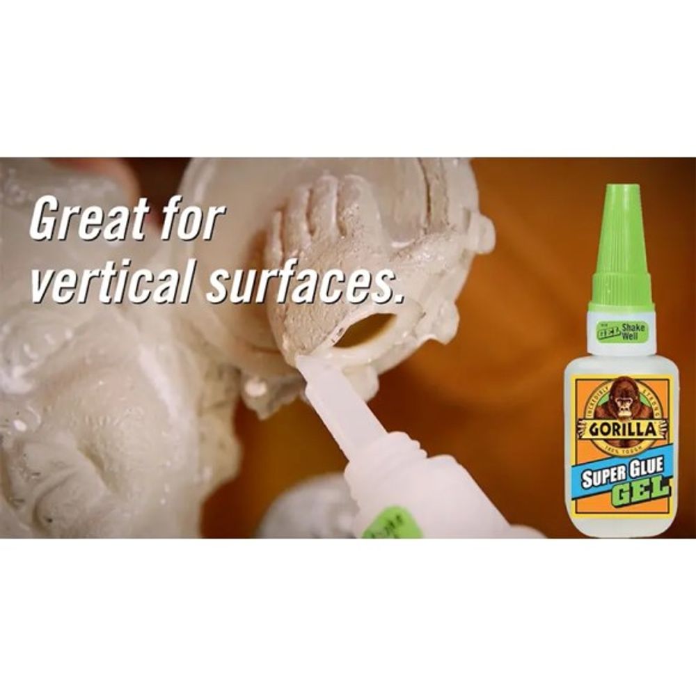 Gorilla Glue, Super Glue Gel, 2 pk