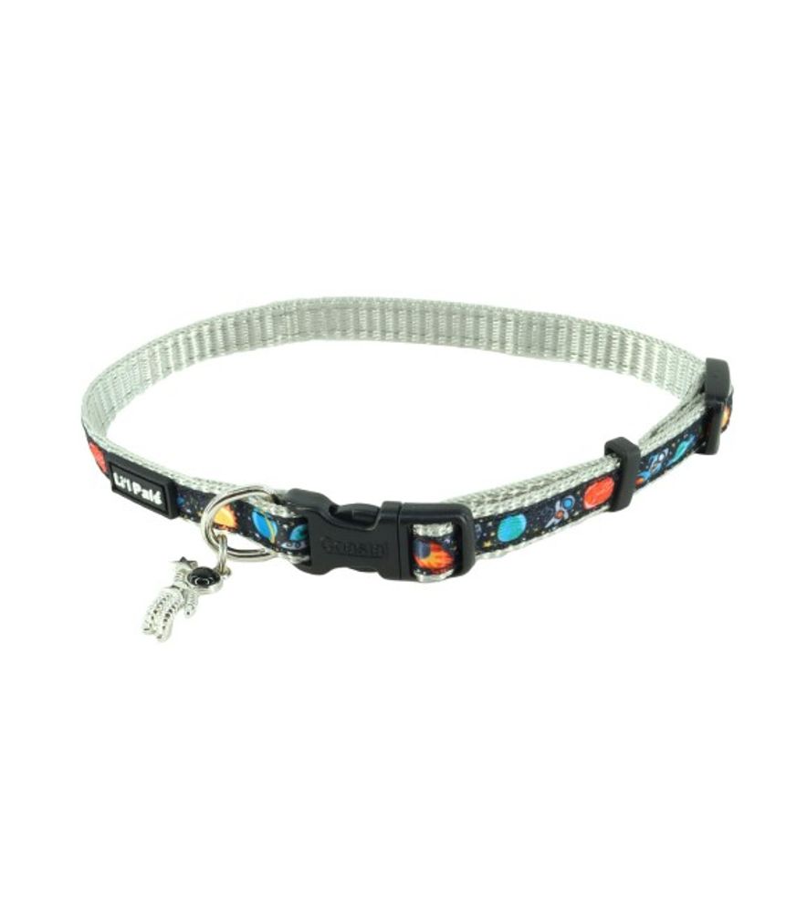 Lil Pals, Li'l Space Explorers Charming Ribbon Overlay Dog Collar