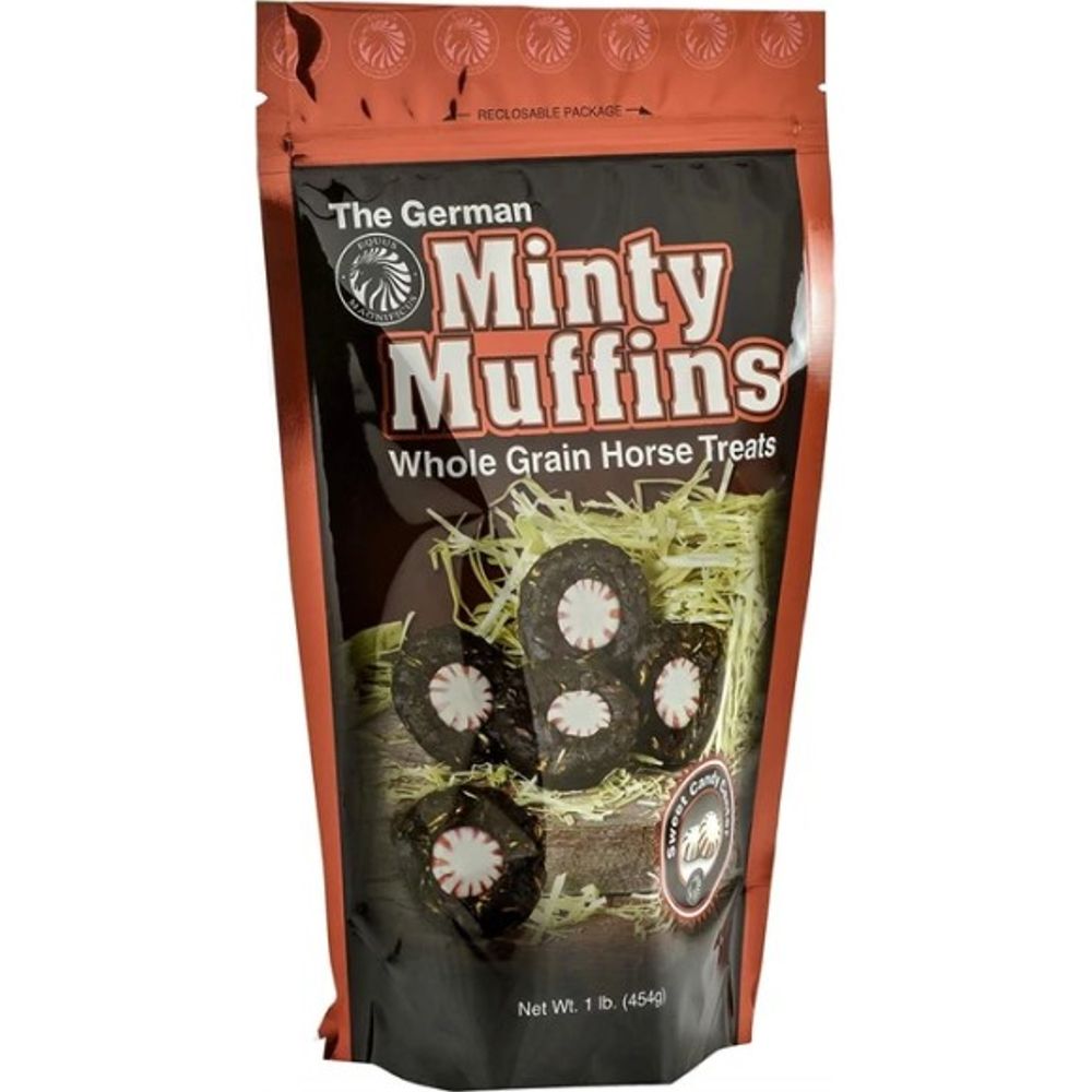The German, Minty Muffins Whole Grain Horse Treats, 1 lb
