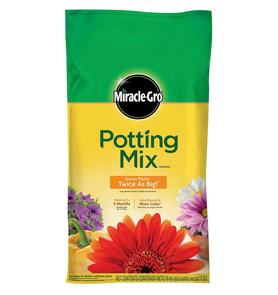 Scotts, Miracle-Gro Potting Mix, 16 qt