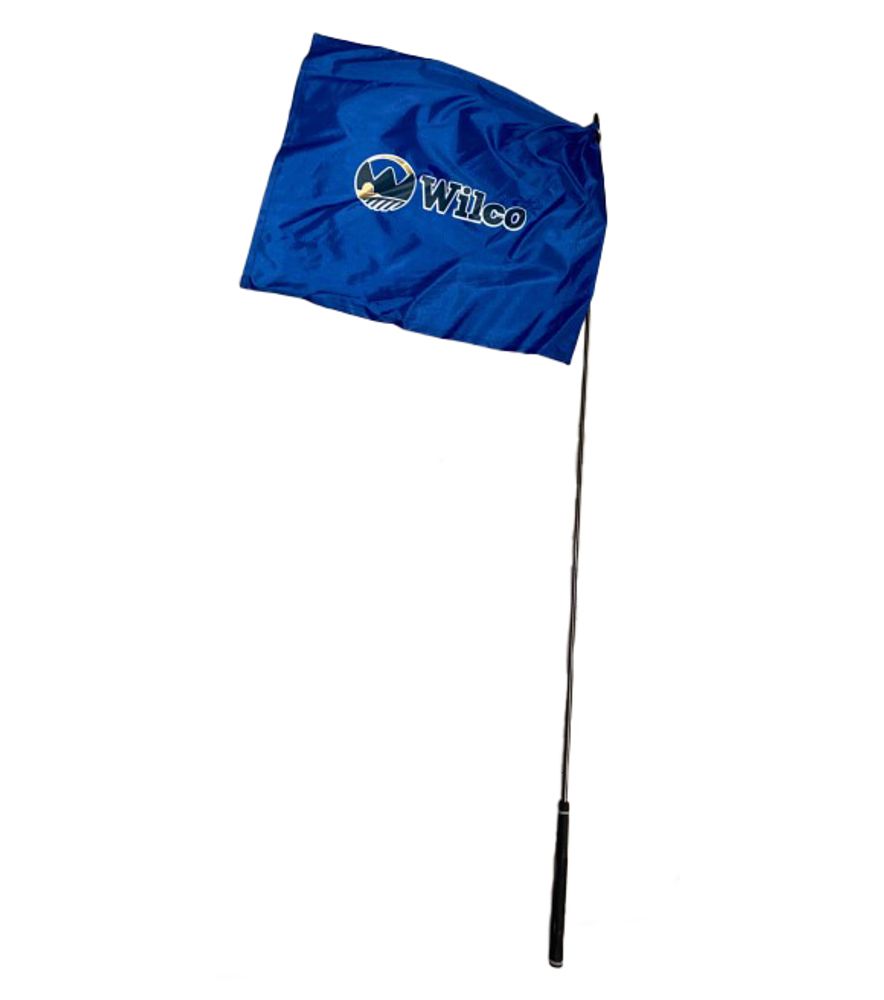 Weaver, Wilco Branded Blue Training Flag