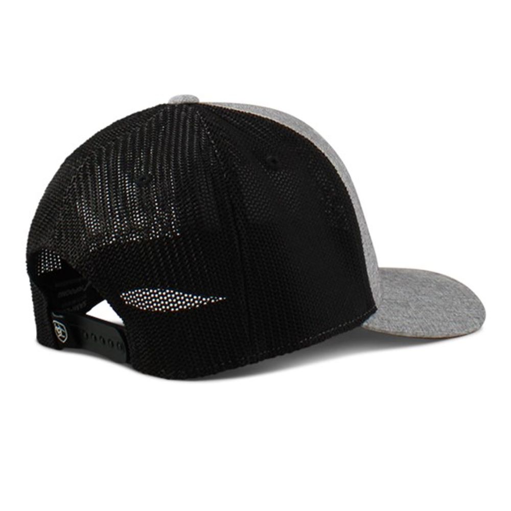 Ariat, Men's Silver Southwest Embroidered Skull Cap
