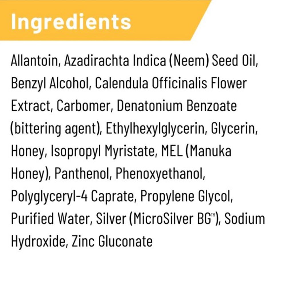 Silver Honey, Antimicrobial Rapid Wound Repair Spray Gel, 8 oz