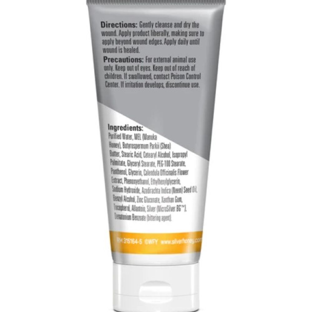 Silver Honey, Antimicrobial Rapid Wound Repair Ointment, 2 oz