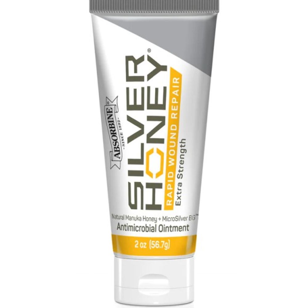 Silver Honey, Antimicrobial Rapid Wound Repair Ointment, 2 oz