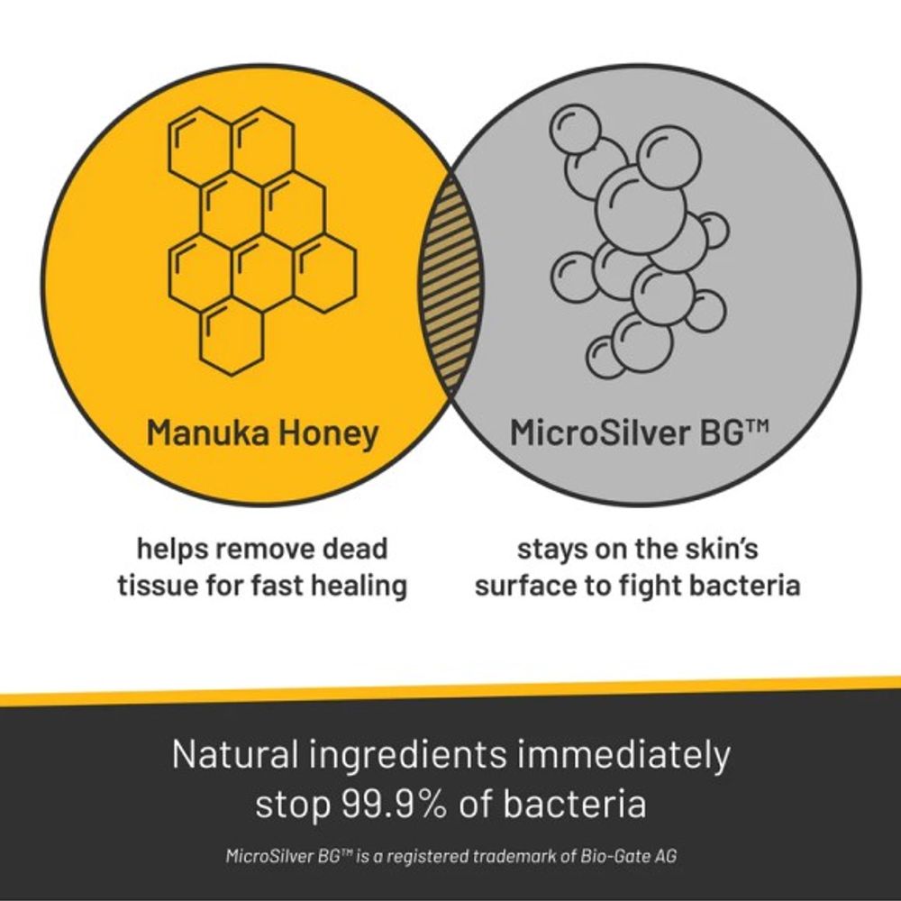 Silver Honey, Antimicrobial Rapid Wound Repair Ointment, 2 oz