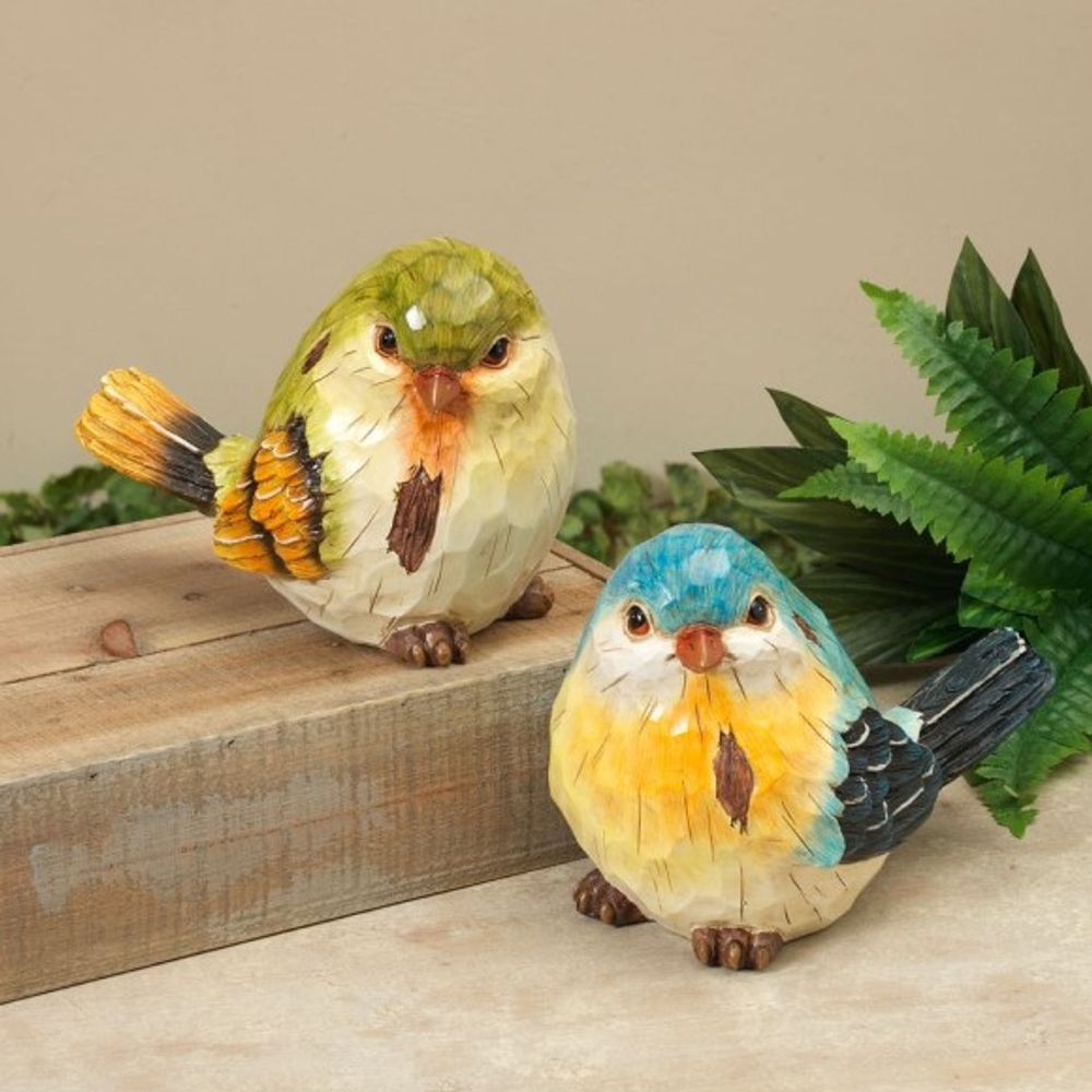 Gerson, 9" Assorted Resin Bird Statue 
