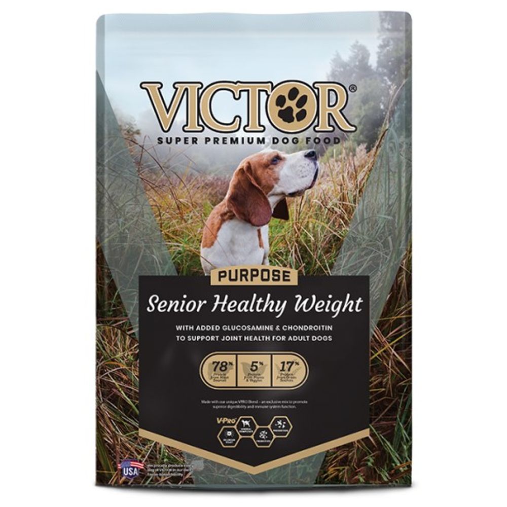 Victor, Purpose Senior Healthy Weight Dog Food, 40 lb