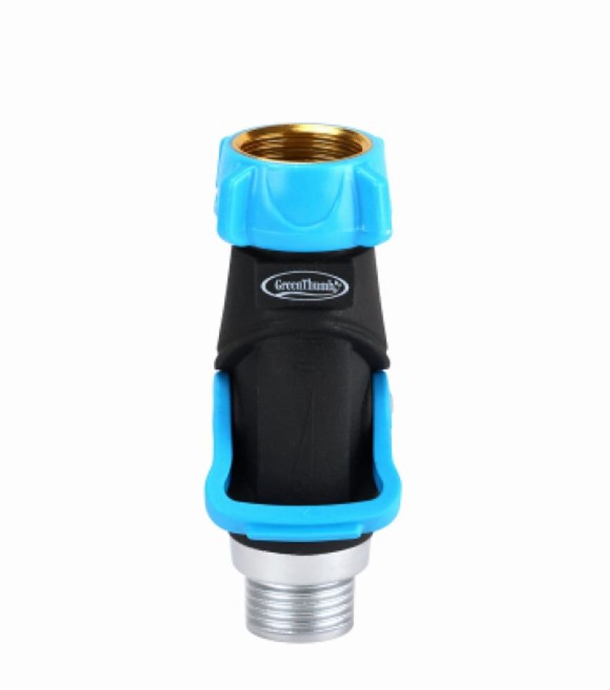 Green Thumb, Single Full-Flow Metal Hose Connector