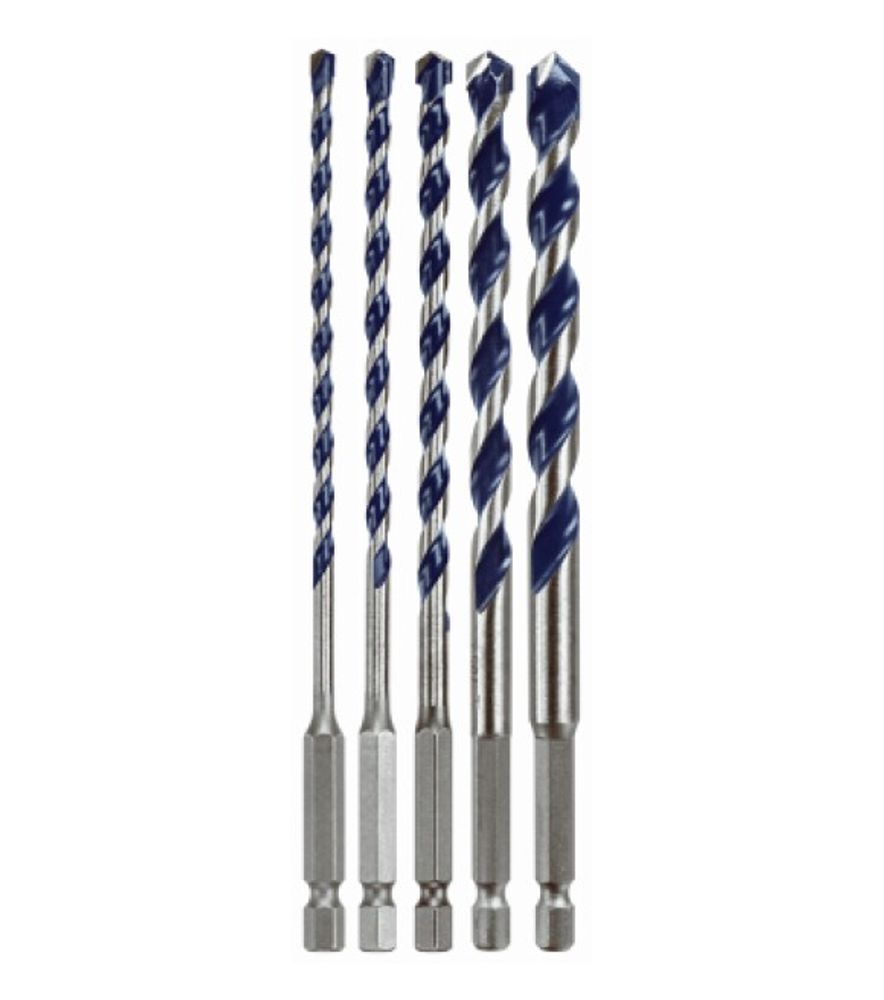 Bosch, 5/32" BlueGranite Turbo Carbide Hammer Drill Bit Set, 5 pk