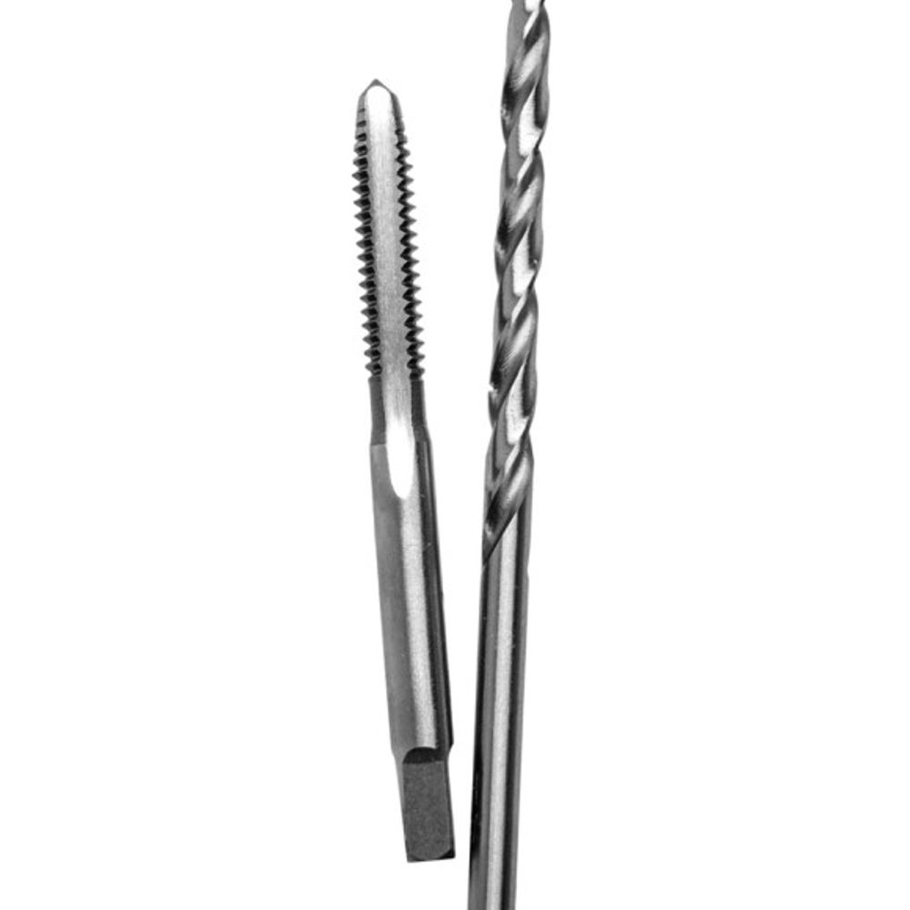Century, Carbon Steel Plug Tap 7/16-14 & 3/8" Brite Drill Bit Set, 2 pk