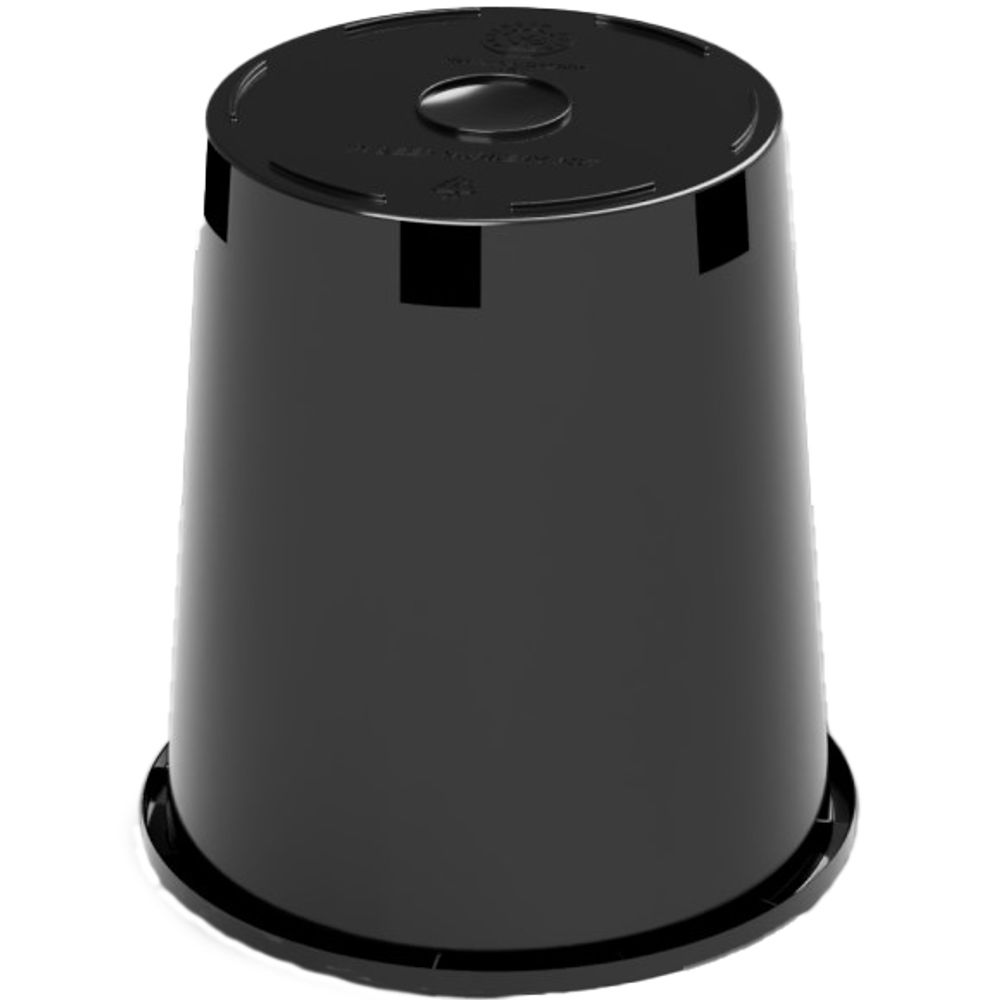 Black Nursery Pot, Deep #1